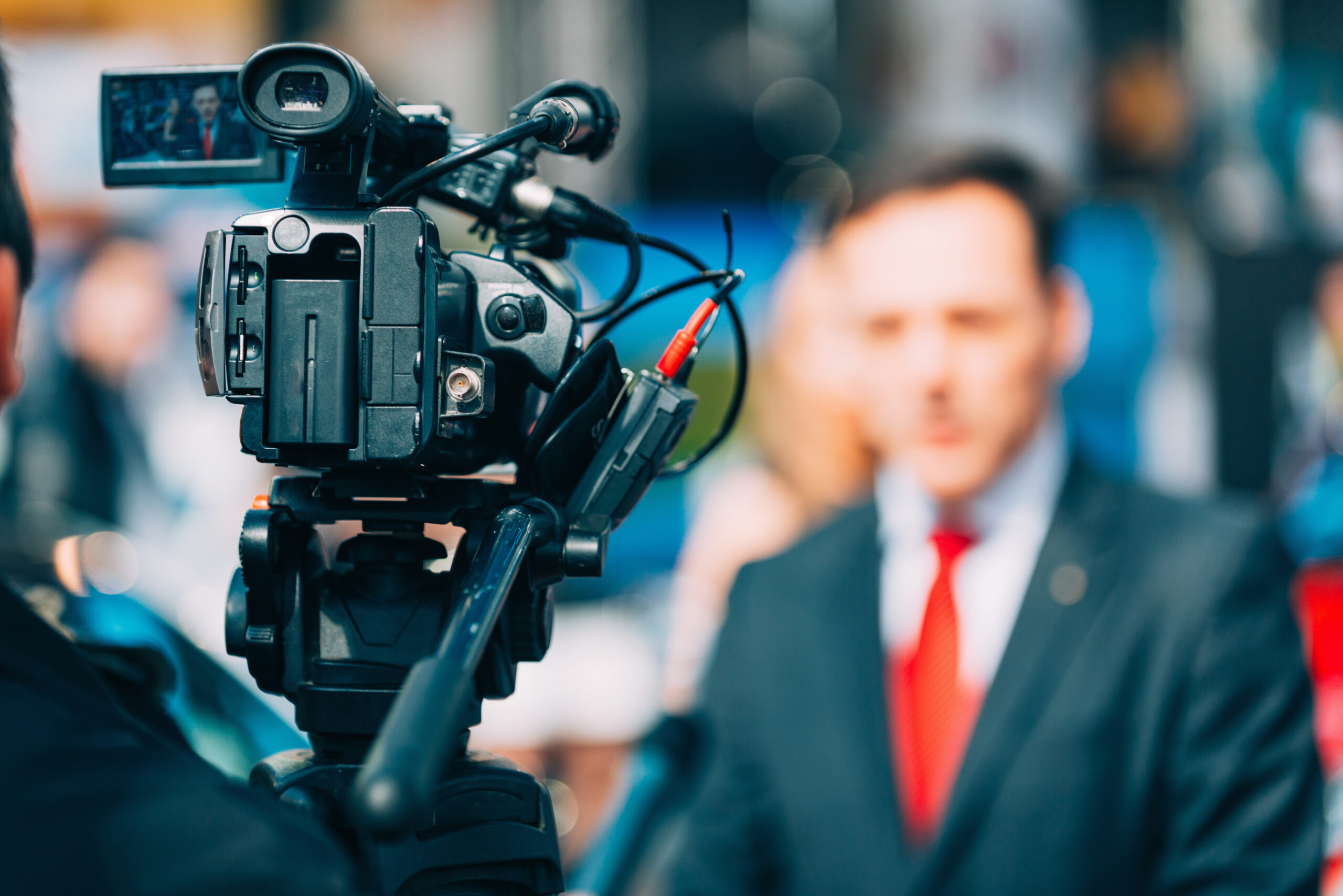 crisis communication camera interview