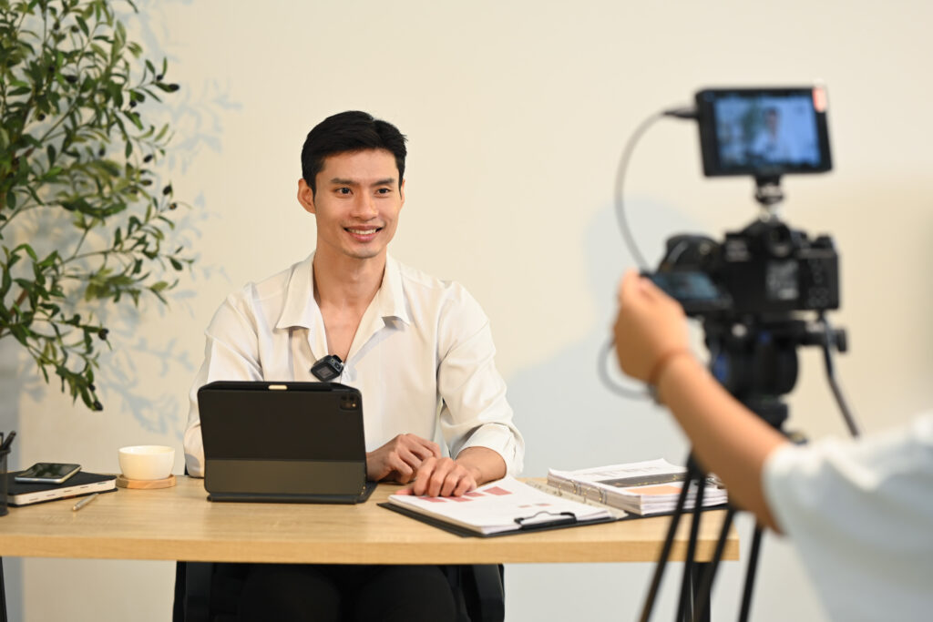 crisis communication video interview